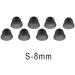 Resound Sure Fit Style Hearing Aid Ear Domes Cleaning Tools - S Size 8PCS - Buy Online on GoSupps.com