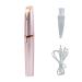USB Rechargeable Portable Electric Eyebrow Trimmer Pen for Women Painless Precision Eyebrow Hair Remover Safe Eyebrow Shaver Razor Tool for face Leg Lip Armpit Hand(Rose Gold)