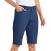 Willit Women's 13" Long Shorts Golf Hiking Knee Length Shorts Quick Dry Water Resistant Casual Summer Slim fit Blue Ashes 8