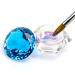 Colorful Nail Art Acrylic Liquid Dappen Dish Bowl with Gemstone Lid - Blue | 13ml Capacity - Buy Online on GoSupps.com