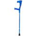 Forearm Crutches Adjustable Forearm crutches revolving handle support legs for crutches after injury or surgery adjustable height crutches for the elderly handicapped and disabled black 2 units Lightw
