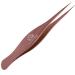 Fine Point Tweezers for Women and Men – Splinter, Ticks, Facial or Chin Hair, Brow and Ingrown Hair Removal – Sharp, Needle Nose, Stainless Steel, Surgical Tweezers Precision Pluckers Majestic Bombay Rose Gold