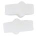 Baluue Pair 2 Thumb Protector Gel Bunion Gel Bunion Toe Spreader Toe Separator for Bunion Splitter Toe Splitter Eversion Dilator White Toe Straighter