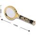 Magnifiers Hand Held Classic Magnifying Glass 8Times Magnification Reading Jewelry Magnifier Comfortable Anniversary - Buy Online on GoSupps.com