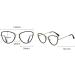 Cat-Eye Computer Readers | Oversized Blue Light Blocking Glasses +350 C4 | Anti Eyestrain Eyewear for Women - Shop Now - Buy Online on GoSupps.com
