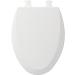 Bemis 1500EC 000 Elongated Toilet Seat - Easy Clean & Change Hinges - Durable Enameled Wood - White - 1 Pack - Buy Online on GoSupps.com