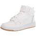 Reebok Unisex-Adult Resonator Mid Basketball Shoes 11 Women/9.5 Men White/Gum