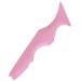 WOONEKY Silicone Beauty Ruler Tape Silicone Mold Mascara Shield Guard Mutitool Travel Make up Pink Stencil 15X4.15CM Pink