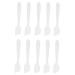 Beaupretty 450 Pcs mask scraper Makeup Dig Scoops cosmetic spatula makeup spatulas small Tasting Facial Cream Spoons Makeup Cream Spoons Eye Cream Pick portable white girl cosmetic cream pp 8.1X1.7X0.1CMx3pcs Whitex3pcs