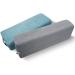 NGT Yoga Bolster Pillow for Meditation and Support - Rectangular Cushion with Washable Suede Pillowcase in Green - Buy Online on GoSupps.com