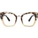 VOOGLAM Cat Eye Tortoise Blue Light Blocking Glasses for Women | Oversized Stylish Eyewear | Anti Eyestrain & UV Protection - Paulina VFP0255 - Buy Online on GoSupps.com