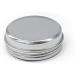 Zeoabsy 50 Pack 60ml Silver Aluminum Tin Cans with Screw Cap & Viewing Window - Ideal for DIY Ointments Candles Cosmetics & Shaving Soap - Buy Online on GoSupps.com