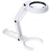 Magnifier LED Handheld Magnifying Glass with Light Large Portable Desktop Magnifier Large Portable Illuminated Magnifier Magnifying Glass for Reading