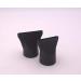 2pcs Black Plastic Hair Dryer Nozzle Drying Concentrator Set - Salon Hair Styling Tool Replacement Cover - Buy Online on GoSupps.com