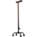 Crutches for The Elderly Quadrangular Cane Stainless Steel Thickened Crutches for The Elderly Adjustable Lightweight Non-Slip Walking Stick (Color : A) Smooth Sailing - Buy Online on GoSupps.com