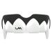 Loudmouth Sport Mouth Guard | 3D Vampire Fangs Adult & Youth Mouth Guard Sports | Boil & Bite Mouthguard for Football, Basketball, Hockey, MMA, Boxing, Lacrosse, More (3D Vampire Fangs -Black / White) 3d Vampire Fangs - Black / White