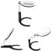 Magnifying Glass Magnifying Lens and Light LED Magnifier Magnifier Magnifier Magnifying Glass with 2.5X 8X Magnifier - Buy Online on GoSupps.com