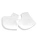 Inserts Heel Cushion Pads SEBS Heel Cups for Heel Pains Anti-wear Foot Adult Breathable Daily for Heel Spurs and Heal Dry Cracked Heels(Perforated White Large)