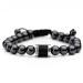 Hero Company Magnetic Hematite Titanium Beads Bracelet - Magnetic Therapy Bracelet for Men and Women