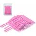 100pcs Micro Applicators Brushes Disposable Eyelash Extension Micro Brushes Micro Make Up Mascara Brushes for Eyelash Extension (Pink) - Buy Online on GoSupps.com