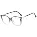 Glassesith Women's Portable Fashion Anti-Blue Light Reading Glasses Portable Fashion Anti-Blue Light Reading Glasses 3.0 Black Transparent