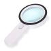 ecaqlin Magnifying Glass 20X Large Magnifier with Light LED Illuminated Handheld Premium High Power Magnifying Glass for Reading Books Seniors Macular Degeneration Stamps