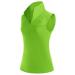 JACK SMITH Women's Sleeveless Golf Tennis Shirts Dry Fit V-Neck Lapel Collar Sports Active Tank Tops Large Grass Green