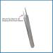 MedBlades Stainless Steel Ingrown Hair Tweezers - Precision Pointed Tip for Men and Women - Surgical Splinter Removal Tool for Ingrown Hair Treatment - Buy Online on GoSupps.com