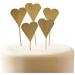 Ginger Ray Gold Sparkle Glitter Wedding/Party Heart Cupcake Topper Decorations - Pastel Perfection - Buy Online on GoSupps.com