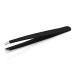 Effective Eyebrow Slanted Tweezer Covered with Colour Silicon (Black)