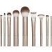 Real technique Au Naturale 9 Piece Makeup Brush Set For Fluid Cream and Powder Establishment Eyeshadow Blush and Shape Face Brushes Gift Set Mercilessness Gold