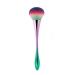 dijiusidy Makeup Brush Foundation Powder Blending Cosmetic Brushes Long Handle Plating Washable Reusable Soft Make Up Tool Colorful