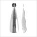 10 Stiletto Dual Tips transparent. With length guide. Extension templates for acrylic gel & acrylic. Popits. Dual5071