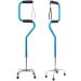 Canes Scalable Walking Stick Healthcare Aluminum Walking Aid Four-Legged Anti-Shock Elderly Crutches with Light for Outdoor Climbing Run forward - Buy Online on GoSupps.com