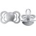 BIBS Pacifiers - Supreme Collection | BPA-Free Baby Pacifier | Made in Denmark | Set of 2 Cloud Color Premium Soothers | Size 6-18 Months