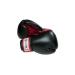 Pro Force Leatherette Boxing Gloves with White Palm Black with Red Palm 24 oz.