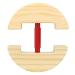 Pifipour Hat Stretcher Heavy Duty Suits for All Hats Wooden Hat Shaper with Heavy Duty Adjustable Turnbuckle 6 1/2 to 9 1/2 A Red Square