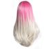 Buy Women s Synthetic Lace Front Wig - Medium Straight Pink Ombre Natural Costume Wig - International Shipping Available - Buy Online on GoSupps.com