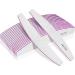 Professional Nail Files Double Sided Emery Board for Nails 180/240 Grit Coarse Washable Nail Files for Acrylic Nails & Natural Nails 5 Pack Fine Grit Nail File