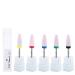 Nail Drill Bits Professional Nail Polisher Nail Manicure Tool Ceramic Cylinder Nail Manicure Tools Excellent for Grinding Polishing Peeling Drilling Carving Nair Art Tools (Perfect Polisher Set)