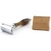 Jag Shaving Double Edge Safety Razor with Resin Leather Case | Best for Men & Women | International Shipping Available - Buy Online on GoSupps.com