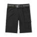Mesinsefra Kids Boy's Youth Quick Dry Elastic Waist Cargo Shorts,Outdoor Hiking Camping Fishing 1201 Black 7-8 Years