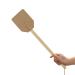 TAMOSH Yellow Wooden Stick Handle Mosquito Swatter Manual Fly Swatter PU Leather Mosquito Swatter