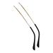 Gleavi sunglasses glasses replacement 1 pair of metall arm golden ear sock pieces pipe sleeve glasses replacement tips.