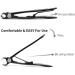 Nail Clippers Set 16mm Wide Large Jaw Opening with Nail File for Thick Nail Stainless Steel Black Fingernail and Toenail Nipper Cutter Podiatry Trimmer Pedicure Manicure Kit - Buy Online on GoSupps.com