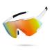 Viper Sunglasses Polarized Youth Kid Boy Girl for Cycling Sports Fishing Runing Baseball Biking UV400(Age:10-15 Years Old) White+red