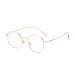 Zhuyiqz oversized round computer reader anti-eyes reading glasses glasses stable anti-blue light flat light lights (color: C3 size: +0.00) +0.00 C3