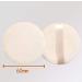 6 PCS Velvet Round Loose Powder Puff - Soft Makeup Sponge with Satin Ribbon - White Cosmetic Applicators - Buy Online on GoSupps.com