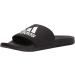 adidas Men's Adilette Comfort Slides Sandal 10 Black/Black/White
