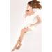 CzSalus stockings 70 den with elegant lace garter Amber 4